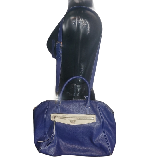 GUESS Blue Pebbled Purse - Picture 2 of 12